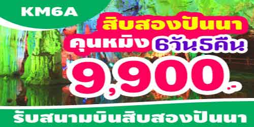 ทัวร์สิบสองปันนา คุนหมิง 9,900 บาท รับสนามบินสิบสองปันนา