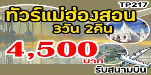 ทัวร์แม่ฮ่องสอน วัดจองคำจองกลาง 4,500 บาท รับสนามบิน