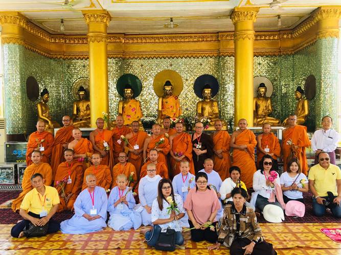 ทัวร์พม่า คณะพระอาจารย์มหาวิทยาลัยสงฆ์ 24-26 เม.ย.62 ไกด์คาวี